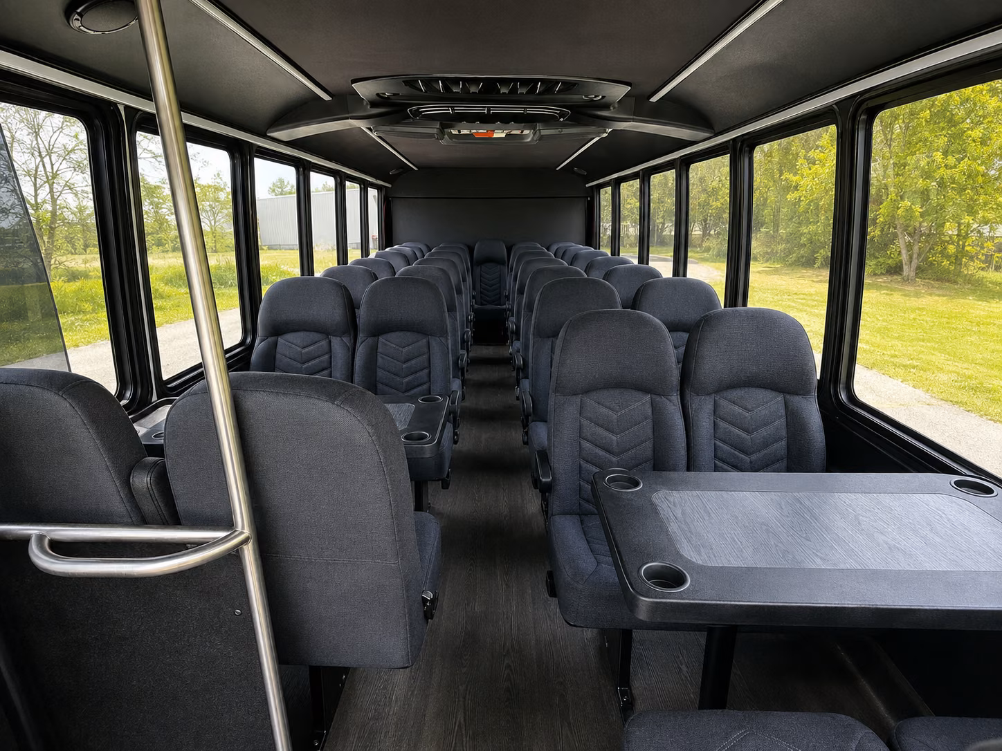 18 passenger minibus interior