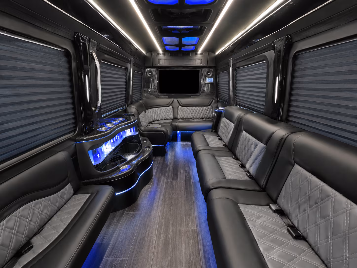 harrisonburg corporate event transportation onboard seating