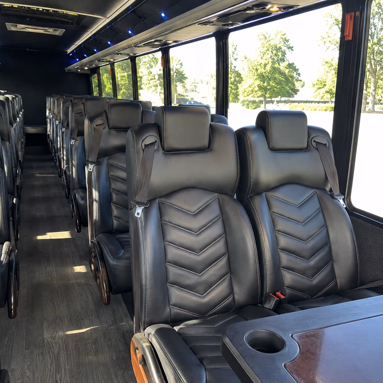 harrisonburg long distance transportation onboard seating