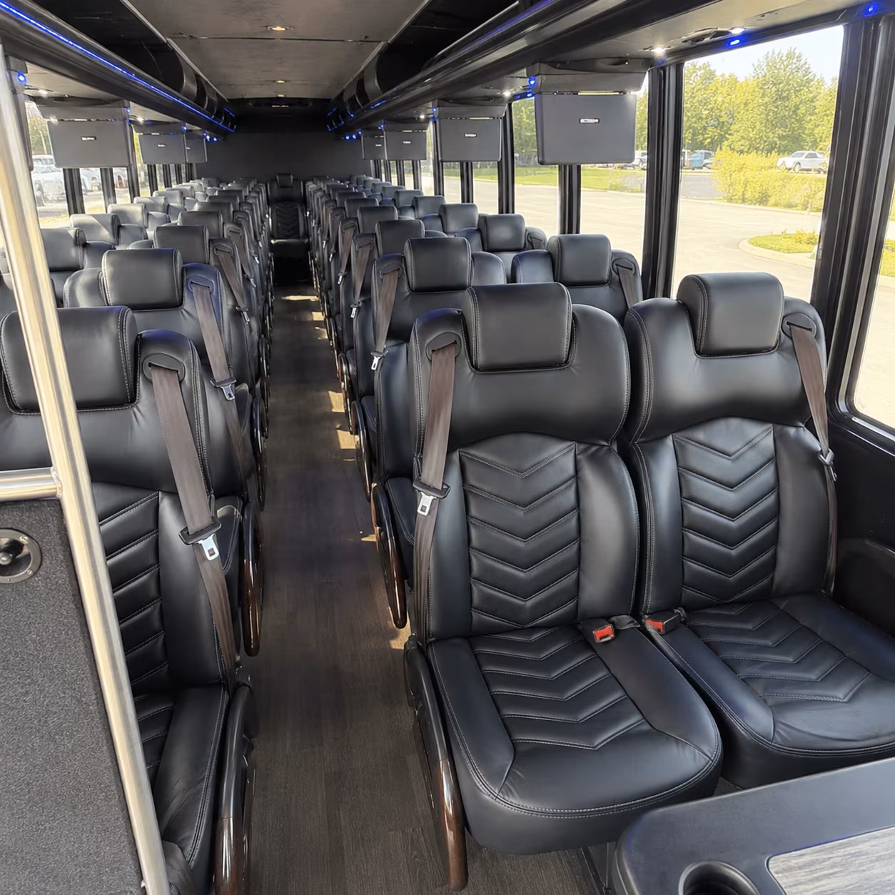 harrisonburg private event transportation onboard seating