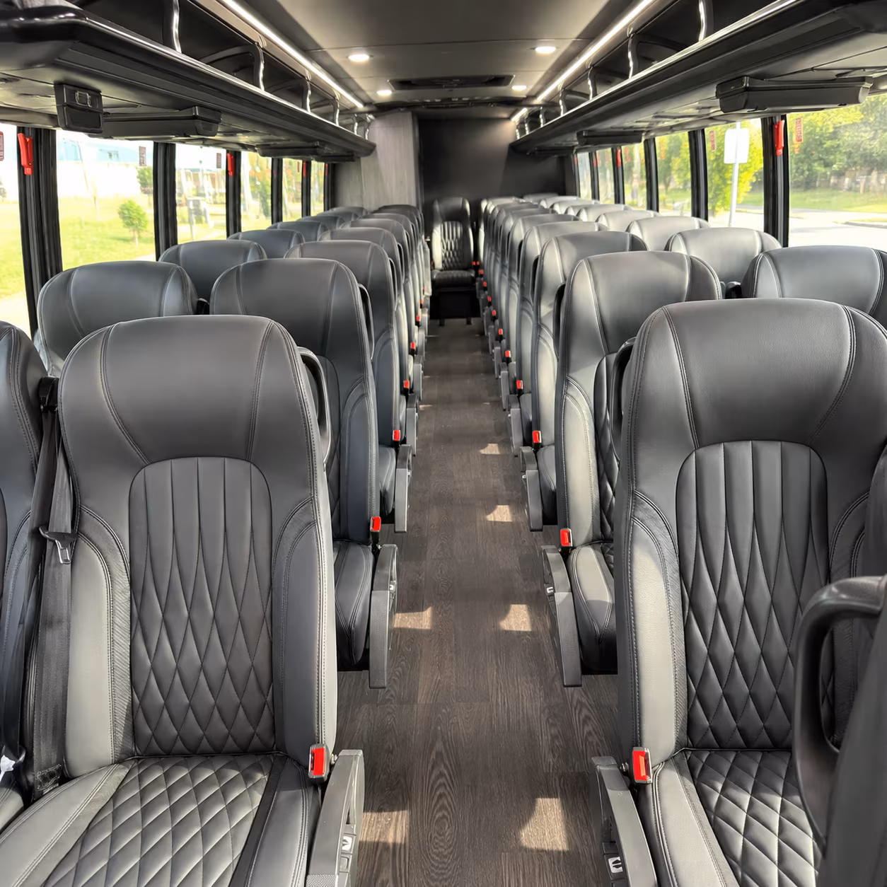 harrisonburg school event transportation onboard seating