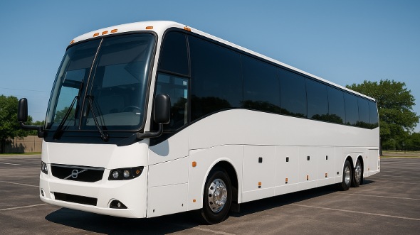 Exterior of Charter Bus Company Norfolk's 50 Passenger Charter Bus in Norfolk