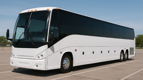 Exterior of Charter Bus Company Norfolk's 55 Passenger Charter Bus in Norfolk