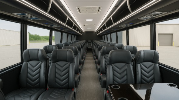 harrisonburg 20 passenger minibus inside