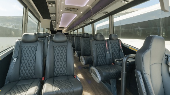 harrisonburg 25 passenger minibus inside