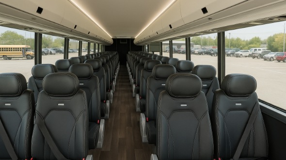 harrisonburg 35 passenger minibus inside